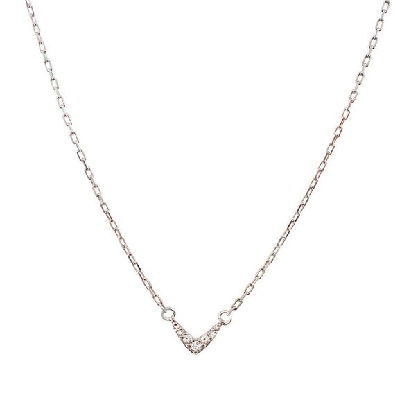 Sara Blaine/eSBe Heartbeat Vee Necklace - New - Picture 1 of 2